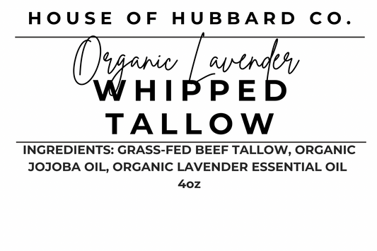 Organic Lavender Whipped Tallow 4oz