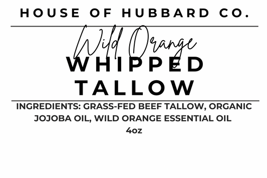 Wild Orange Whipped Tallow 4oz