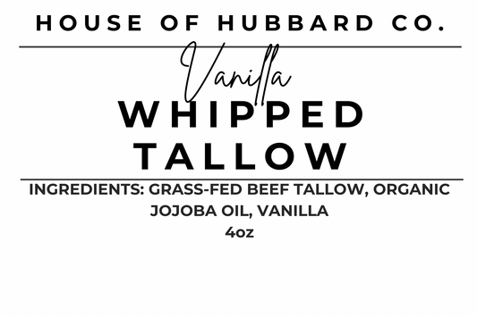 Vanilla Whipped Tallow 4oz